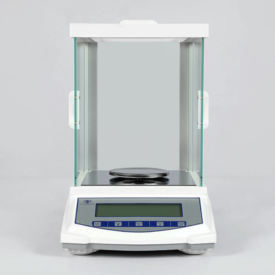 Compte et équilibre analytique de laboratoire de fonction de tare avec la couverture en verre grande