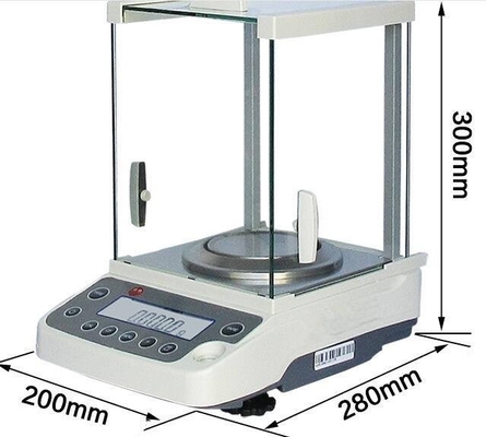 Échelle électronique analytique de Digital 0.1mg d'échelle de l'équilibre 220g 0.0001g de précision de laboratoire