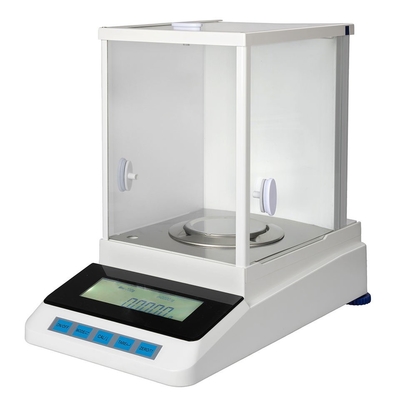 échelle micro sensible d'équilibre de laboratoire de 100g 200g 0.0001g 0.1mg avec l'affichage d'affichage à cristaux liquides