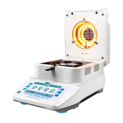 Mètre d'humidité de capacité de la lisibilité 110g de l'analyseur 0.005g d'humidité d'halogène de grain