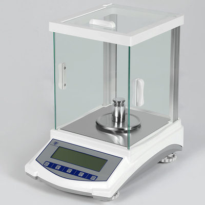 Équilibres analytiques électroniques grands standard de couverture en verre de port de communication RS232 pour le laboratoire